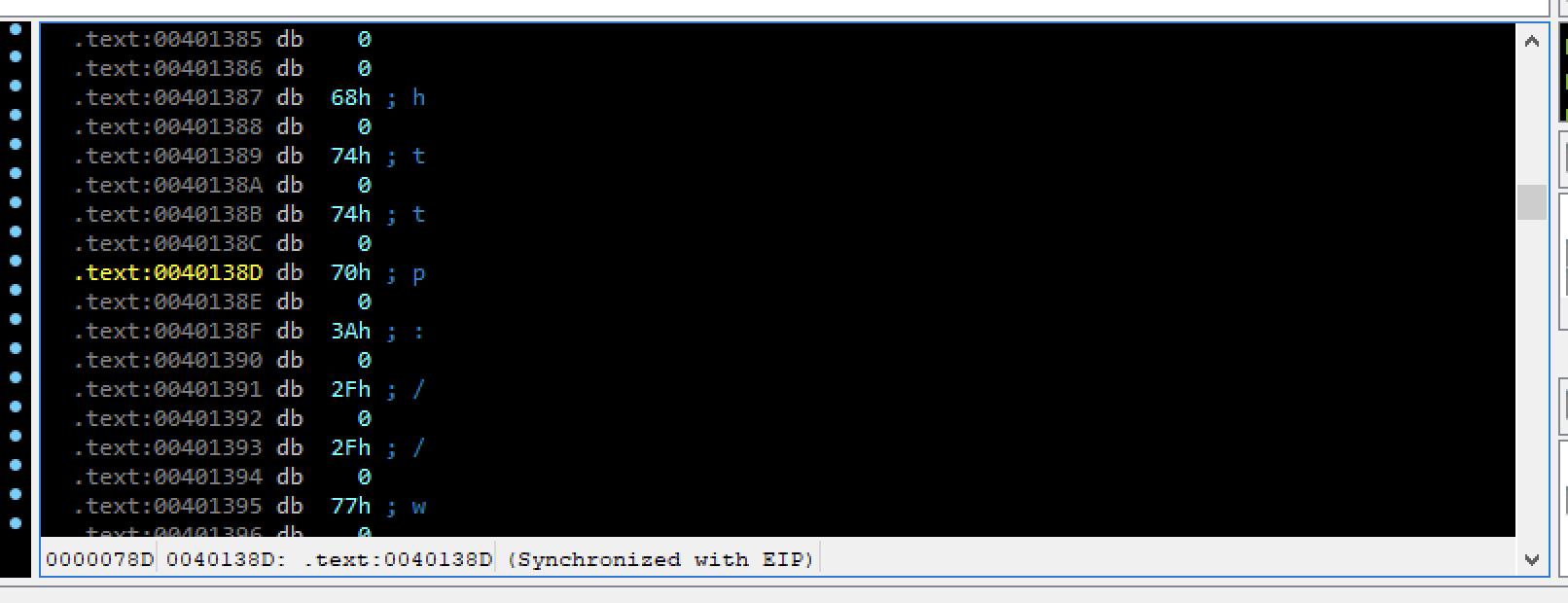 Fig 10 - url in ida