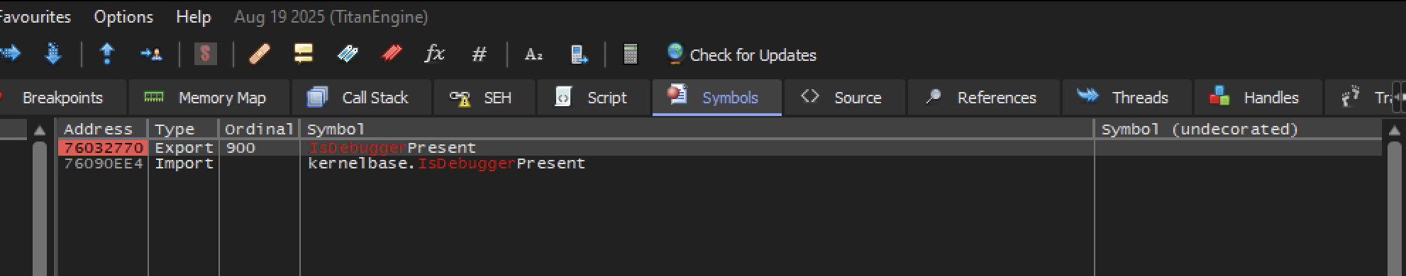Bypassing IsDebuggerPresent: Anti-Analysis Evasion Techniques in x32dbg