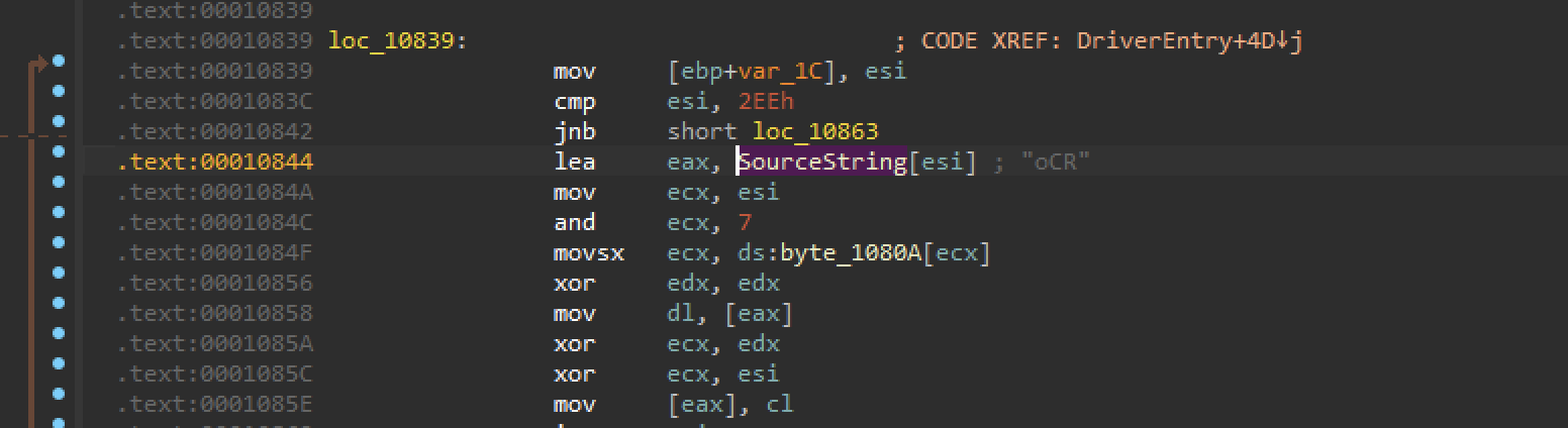 Fig 4 - xor SourceString