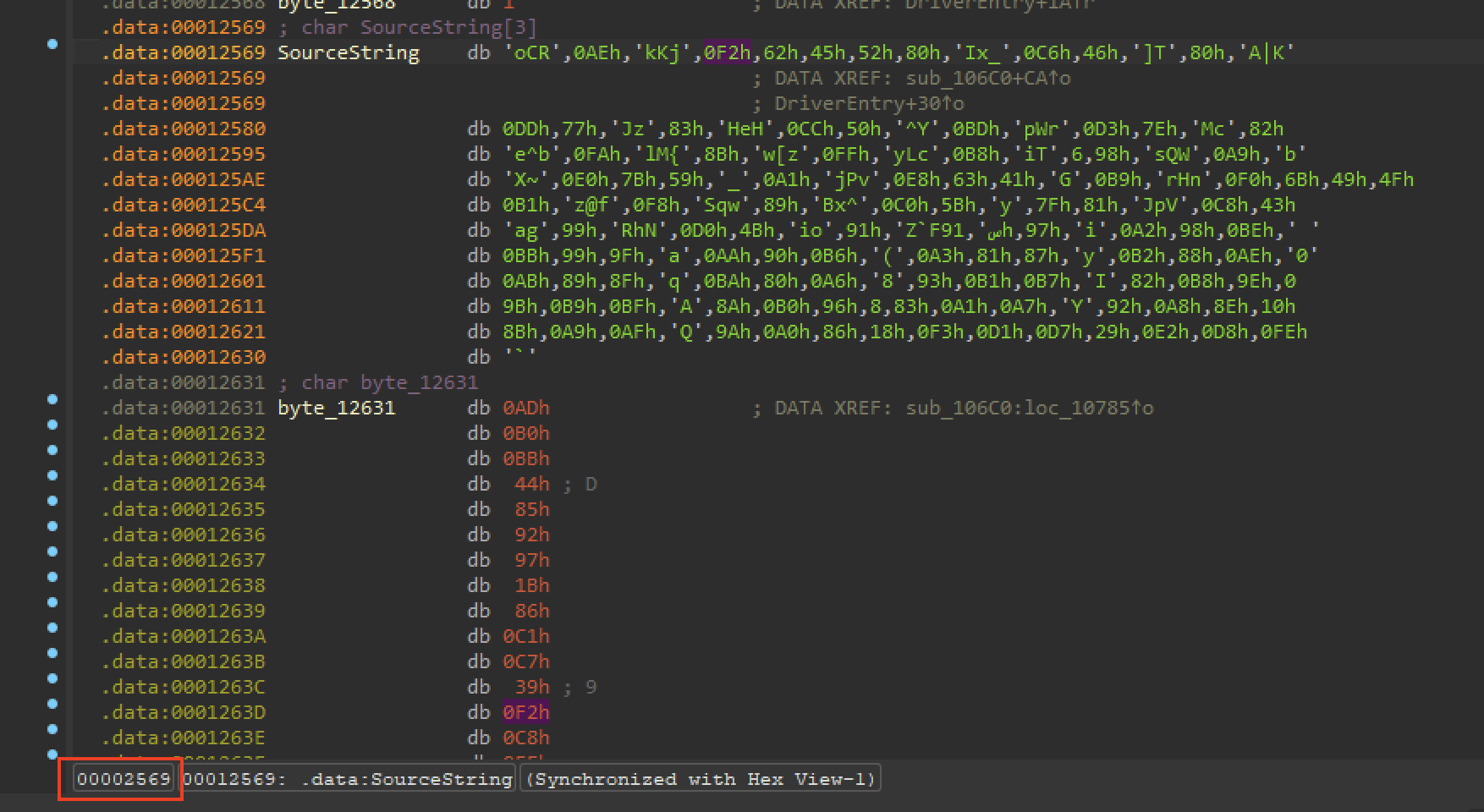 Fig 8 - encrypted block offset