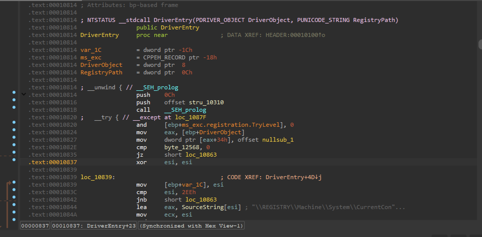 Fig 16 - Loading decrypted binary in IDA