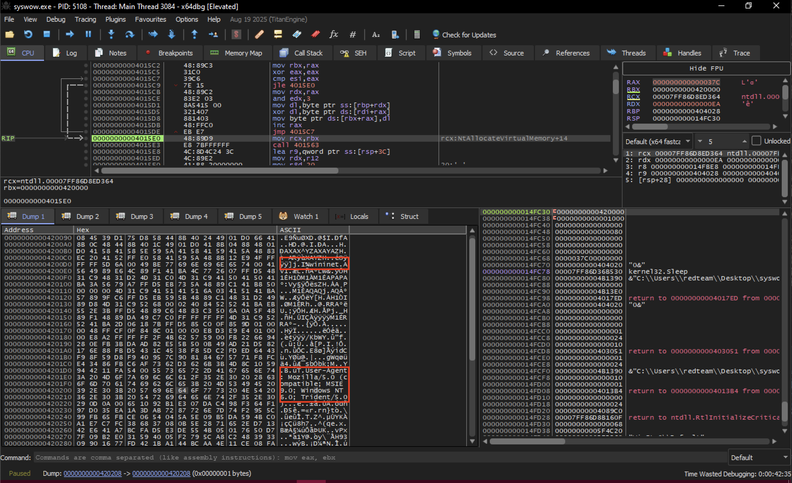 Fig 13 -Some readable data