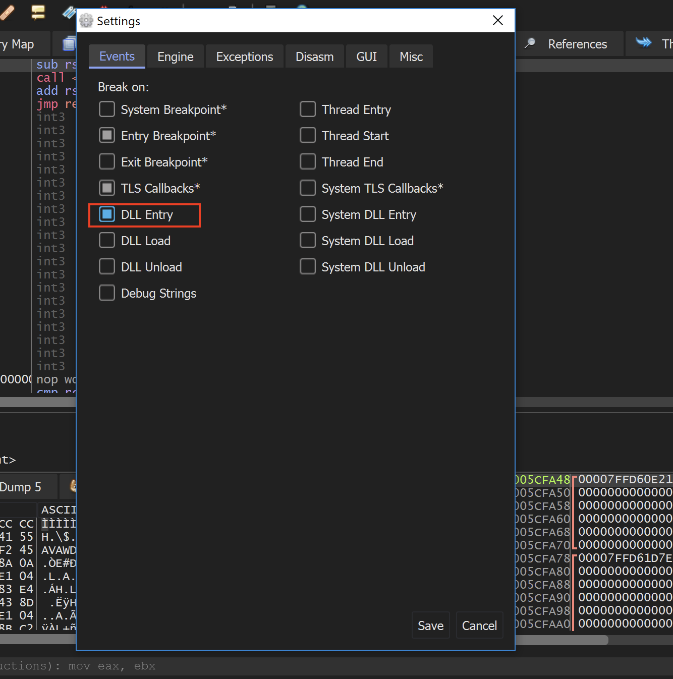 Check DLL Entry